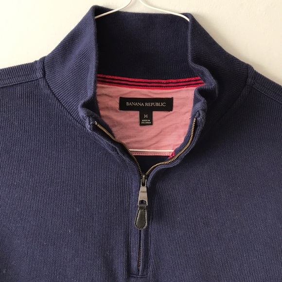 Navy half zip sweater - Picture 2 of 2